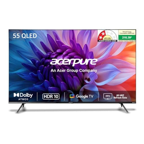 Acerpure 139 cm (55 inch) Elevate Series Ultra HD 4K QLED Smart Google TV AP55UG51QEVTD