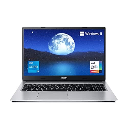 Acer Aspire 3 core i5 11th Generation Processor 39.62 cm (15.6-inch) Full HD Ultra Slim Thin and Light Laptop - (8 GB/1 TB HDD/Windows 11/Ms-office lifetime/Intel Iris Xe Graphic/1.7Kg/Silver) A315-58