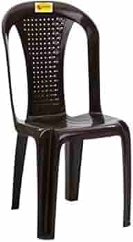 Bharat Sales Vinyl Adjustable Height Control Chair (Brown)