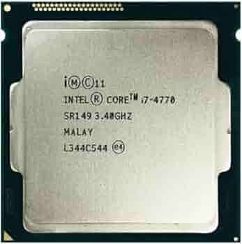 Intel i7 4th Gen Processor i7-4770 (OEM Processor) with 4C 8T and Turbo Boost Upto 3.90GHz