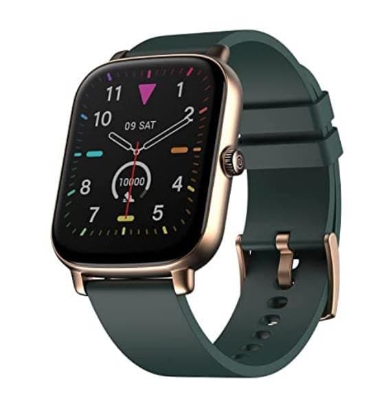 (Renewed) Noise ColorFit Icon Buzz Bluetooth Calling Smart Watch with Voice Assistance, 1.69" (4.29cm) Display, Built-in Games, Sleep, Spo2, HR Monitors (Olive Gold), OneSize