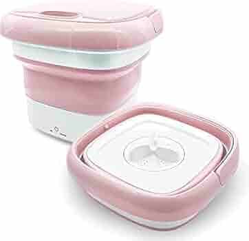 Hari Mini Foldable Washing Machine, Portable Washing Machine - Ultrasonic Cleaning Machine, Small Automatic Portable Underwear Folding Washing Machine