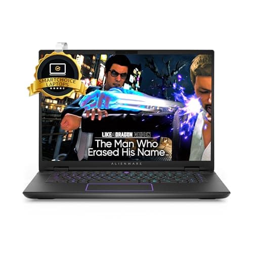 Alienware m16 R2 Gaming Laptop, Intel Core Ultra 9 185H, 32GB, 1TB SSD, NVIDIA RTX 4070, 8 GB GDDR6, 16" (40.6cm) QHD+ 240Hz, NVIDIA G-SYNC +, AlienFX...