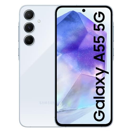 Samsung Galaxy A55 5G (Awesome Iceblue, 8GB RAM, 128GB Storage) | Metal Frame | 50 MP Main Camera (OIS) | Nightography | IP67 | Corning Gorilla Glass ...