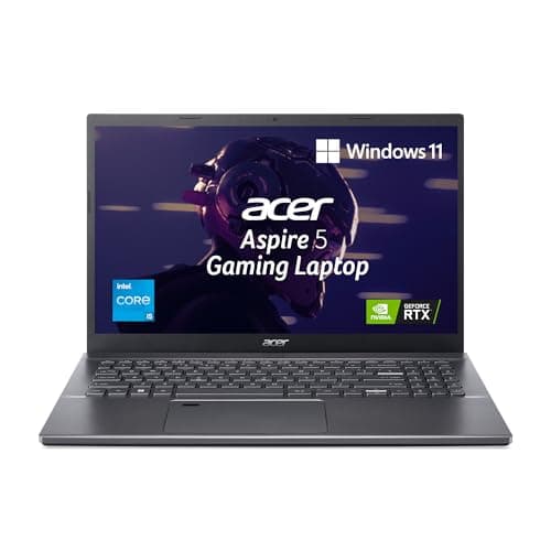 Acer Aspire 5 Gaming 12th Gen Intel Core i5-(12 cores) (16 GB/512 GB SSD/Windows 11 Home/4 GB Graphics/NVIDIA GeForce RTX 2050) A515-57G/ Gaming Laptop (15.6 inch, Steel Gray 1.8 Kg