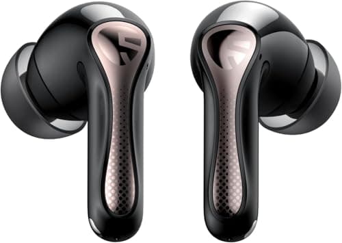 SoundPEATS Air5 Pro Hi-Res Wireless Earbuds, LDAC & aptX Lossless, 10mm Hi-Fi Driver, Snapdragon Sound, Adaptive ANC, 37H Battery, BT 5.4, IPX5 Waterp...