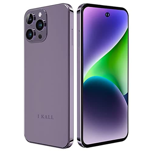 IKALL S1 Smartphone (6.8" Display, 6GB, 128GB) | 6000 mAh Battery | Upto 12GB Ram with Virtual Ram (Purple)