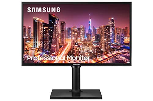 SAMSUNG T40F Series 24-Inch FHD 1080p Computer Monitor, IPS Panel, HDMI, VGA (D-Sub), Height Adjustable Stand, 3 Yr WRNTY (LF24T400FHNXGO)