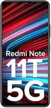 (Renewed) Redmi Note 11T 5G (Matte Black, 8GB RAM, 128GB Storage)| Dimensity 810 5G