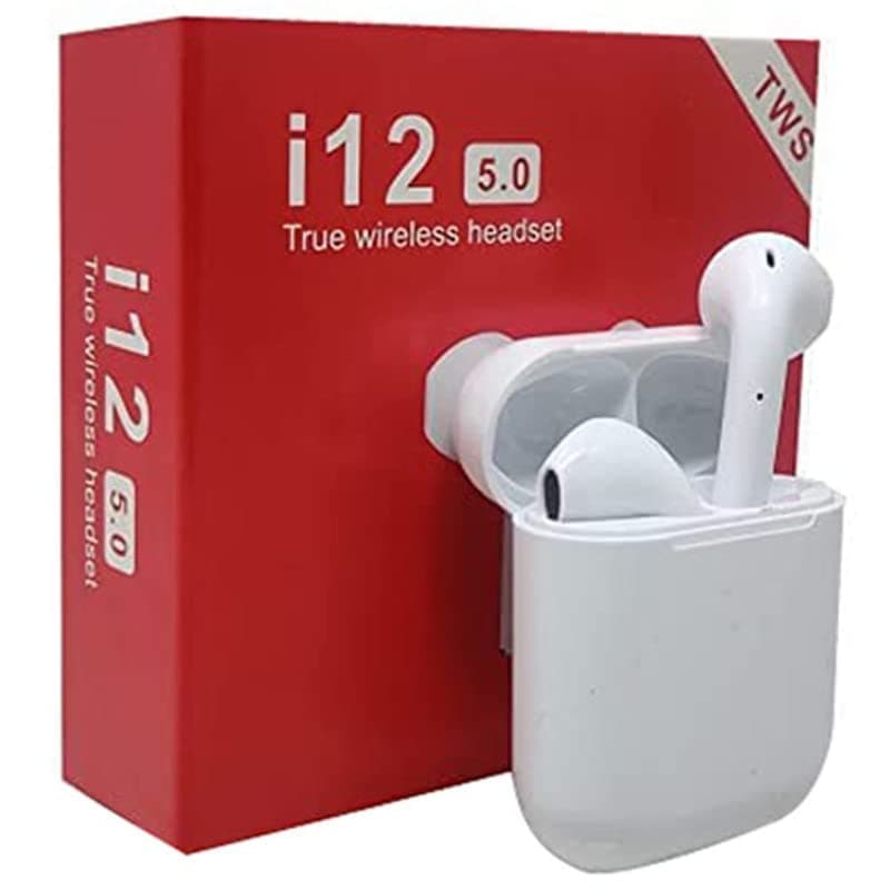 Rock & Dark I12 5.0 True Wireless in Ear Buds (White)