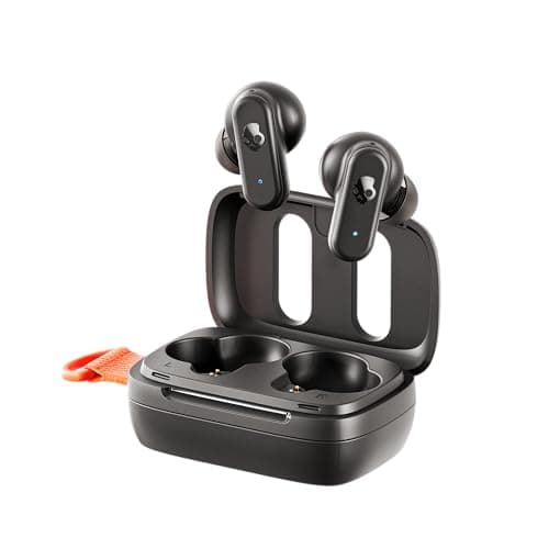 Skullcandy Dime 3 in-Ear Wireless Earbuds, 20 Hr Battery, Microphone, Works with iPhone Android and Bluetooth Devices - Black