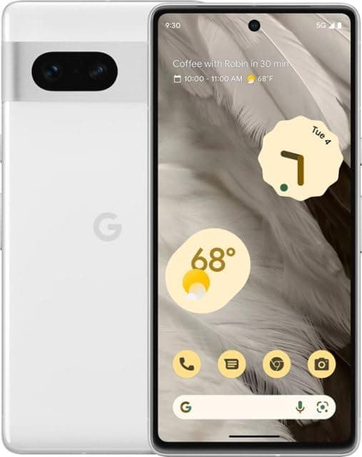 Google Pixel 7a 5G (Snow, 8GB RAM, 128GB Storage)