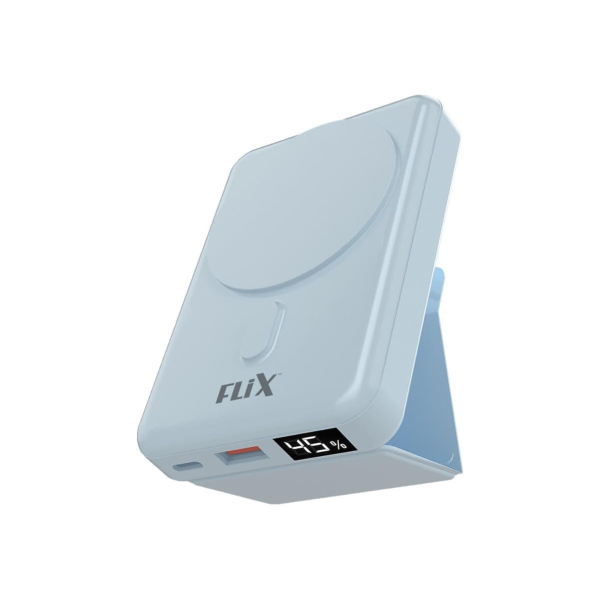 FLiX (Beetel) MagConnect Elite 10,000mAh 15W Magnetic Wireless Output,22.5W QC Pocket Power Delivery PPS,Type C & Type A Input/Output,Rapid Charge,LED...