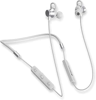 (Renewed) Zebronics Zeb Yoga 101 (Gray) Wireless Neckband Earphone with 10mm Neodymium Driver, Dual Pairing, Magnetic Earpiece and Voice Assistant
