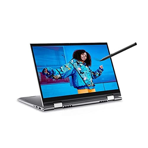 (Renewed) Dell 14 (2021) i5-1155G7 2in1 Touch Screen Laptop, 8GB, 512GB SSD, Win 11 + MSO'21, NVIDIA MX350 2GB, 14" (35.56 cms) FHD, FPR + Backlit KB & Active Pen (Inspiron 5410, D560631WIN9S), Platinum Silver