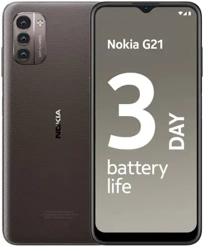 (Renewed) Nokia G21 Android Smartphone, Dual SIM, 3-Day Battery Life, 4GB RAM + 64GB Storage, 50MP Triple AI Camera | Dusk