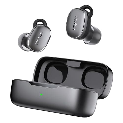 EarFun Free Pro 3 Noise Cancellation Earbuds, Snapdragon Sound, Qualcomm aptXAdaptive, 6 Mics ENC, Cozy Fit TWS Earbuds Bluetooth Wireless, Multipoint...