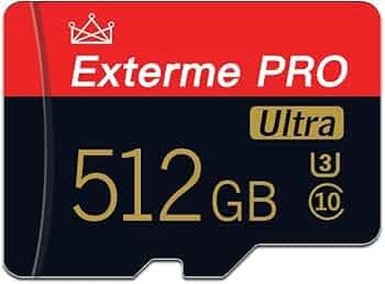 Memory Card 512GB Micro SD Card with Adapter High Speed Class 10 TF Card for Game Console,Android Smartphone,Digital Camera and Drone