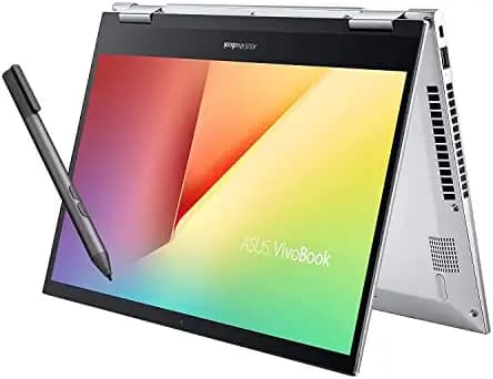 ASUS VivoBook Flip 14 (2021) Intel Core i3-1115G4 11th Gen 14 inches FHD LED IPS Touch 2-in-1 Laptop (8GB RAM/256 GB SSD/Windows 11/MS Office H&S/1 Year McAfee/Silver/1.5 Kg), TP470EA-EC301WS