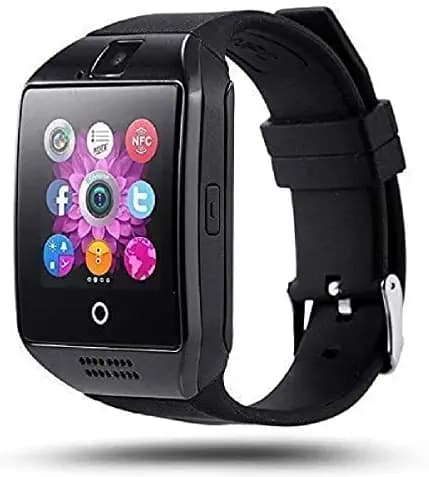 Smart Watch | Q18 Smart Watch Smartwatch Bluetooth Touchscreen Sweat Proof Phone with Camera TF/SIM Card Slot for Android and iOS Smartphones for Kids Girls Boys Men Women
