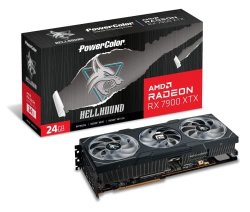 PowerColor AMD Radeon RX 7900 XTX Hellhound 24GB GDDR6 PCIe 4.0 Graphics Card