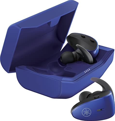 Yamaha TW-ES5A True Wireless Sports Earbuds | True Sound, Bluetooth, aptX Adaptive, Secure Fit, Waterproof IPX7,Built-in Microphones for Clear Voice Calls, Ambient Sound and Listening Care | Blue