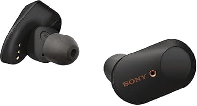 Sony WF-1000XM3 Industry Leading Noise Canceling Truly Wireless Earbuds, One Size (Black)