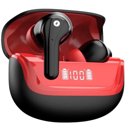 Leaf Buds X214 True Wireless Earbuds AI Sound App, 40H Playtime, AI ENC, HD Calling, 2 EQ Modes, Fast Charging(10min=210min), 13mm Driver with Deep Ba...