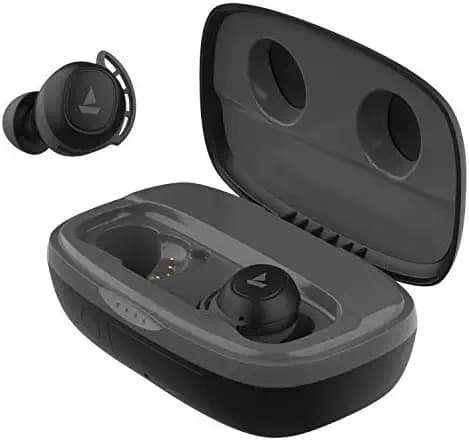 boat Airdope 441 Pro TWS Ear-Buds with IWP Technology, Up to 150H Playback with Case, Power Bank Function, IPX7 Water Resistance,Touch Controls, Secure Sports Fit & Type-C Port(Active Black)