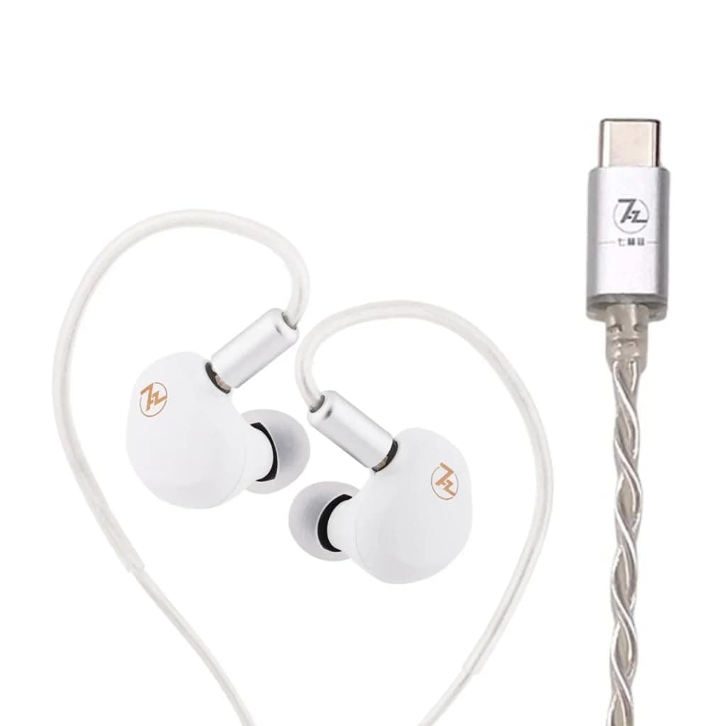 Concept Kart 7HZ G1 in-Ear Monitor Wired Earphone with Mic, 10mm Dual-Magnetic Dynamic Driver, DLC Diaphragm with N52 Magnets, Gaming IEM with Detacha...