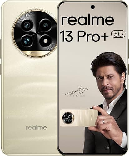 realme 13 Pro+ 5G (Monet Gold, 8 GB RAM, 256GB Storage) | Upto 16GB Dynamic RAM | Snapdragon 7s Gen 2 Processor | 6.7" Curved Display | 50MP+8MP+50MP ...