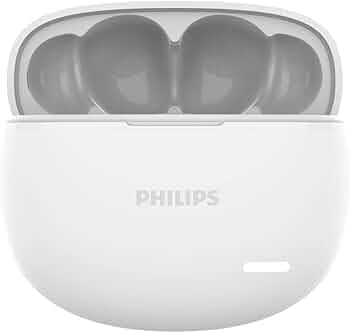 PHILIPS Audio TAT1179WT/94 True Wireless in Ear Earbuds with Pocket Sized Charging Case, Play Time Upto 45Hrs, 10mm Dynamic Drivers, Inbuilt Mic, IPX4...