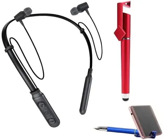 BLAXSTOC S109 Bluetooth Headphone Truly Wireless in Ear Earbuds with Mic (Multicolour)