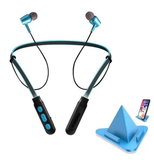 CROGIE H15PENR Wireless Bluetooth in Ear Neckband Earphone with Mic (Multicolour)