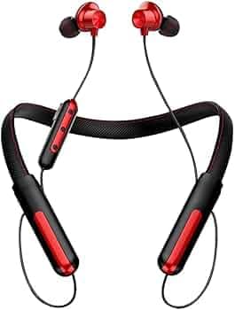Kdm A1 150 Hours Bluetooth Neckband (Pack of 2) (Red)