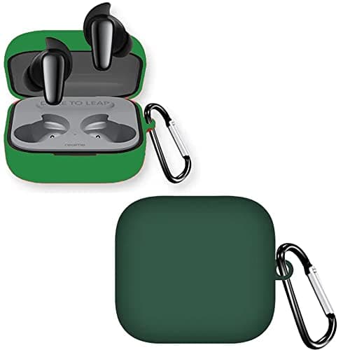 ibimble Soft Silicone Case Cover Compatible with Realmee Buds Air 3S -Green