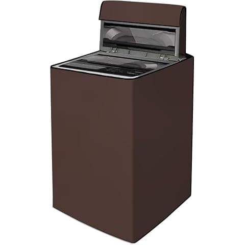 The Furnishing Tree Washing Machine Cover Coffee Compatible for Bosch 7.5 Kg Fully-Automatic Top Loading WOE754S1IN