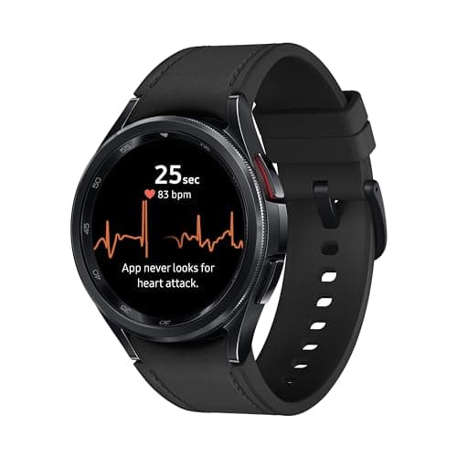 Samsung Galaxy Watch6 Classic Bluetooth (43mm, Black, Compatible with Android only) | Introducing BP & ECG Features