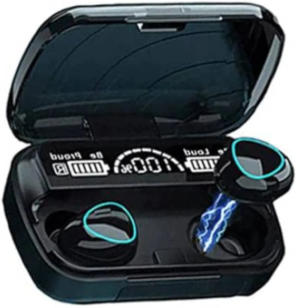 FUTURESTARRKK M-10 True Wireless in Ear Earbuds with 32H Playtime, 45ms Low Latency, Made in Indi,ENC Mic, 13mm Bass Drivers, Bluetooth 5.3 Ear Buds