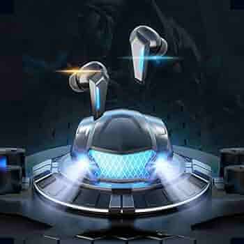 Fiado M5 TWS Gaming Earphone 5.2 Low Latency Professional Gamer Wireless Earbuds with Mic 9D Stereo Bluetooth Headset (Black, True Wireless)