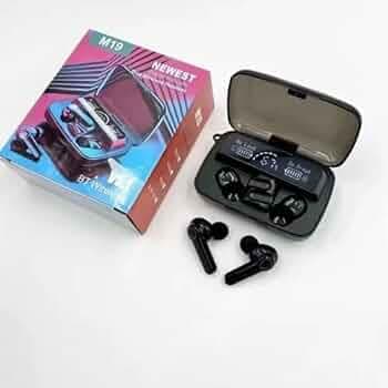 KESYA INTERNATIONAL M19 TWS Bluetooth in Ear Earbuds Wireless Earbuds Bluetooth 5.3 Headphones Wireless Earphones, Stereo IPX7 Waterproof Wireless Ear...