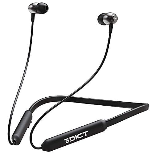 (Renewed) EDICT by boAt EWE02 Wireless Bluetooth In Ear Neckband Headphone with Mic (Black)