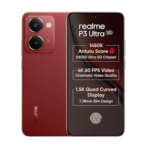 realme P3 Ultra 5G Smartphone 8+256GB Orion Red