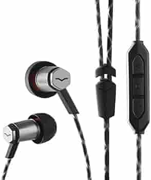 V-MODA Forza Metallo in-Ear Hybrid Headphones with Mic for Apple (Gunmetal Black)