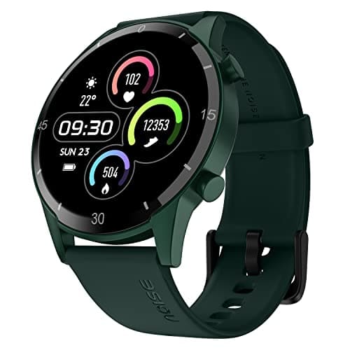 (Renewed) Noise Agile 2 Buzz Bluetooth Calling Smart Watch with 1.28" TFT Display,Dual Button,in-Built Mic & Speaker,AI Voice Assistant, Health Suite,in-Built Games, 100 Watch Faces-(Olive Green)