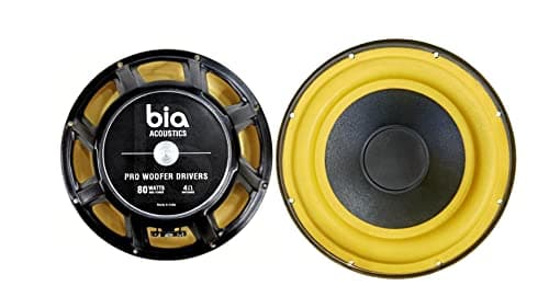 BIA Acoustics 8" inch Woofer Speaker Pro Series 80W 4ohm