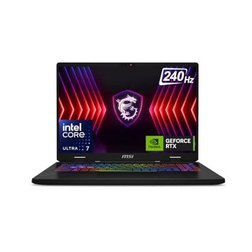MSI Crosshair 16, Intel Series 2 Core Ultra 7 255HX, 41cm QHD+ 240Hz Gaming Laptop (16GB/1TB NVMe SSD/Windows 11 Home/NVIDIA GeForce RTX 5060, GDDR7 8GB/Cosmos Gray/2.5Kg) D2XWFKG-068IN