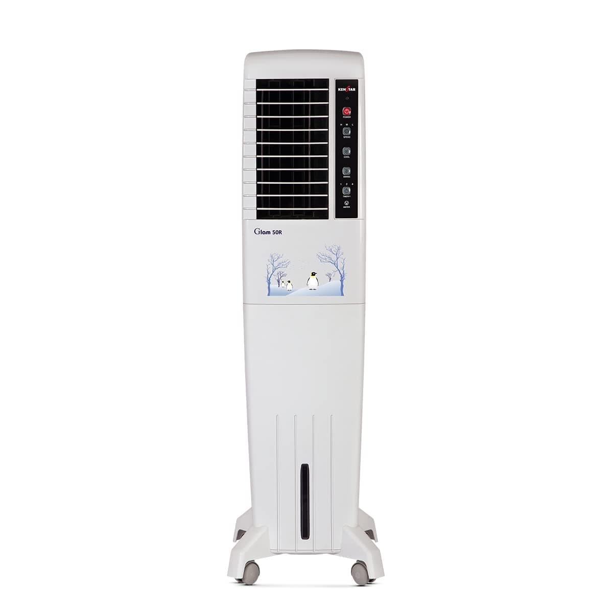 Kenstar Glam 50 litres Honeycomb Tower Cooler White, (KCLGLMWH050BMH-ELM)