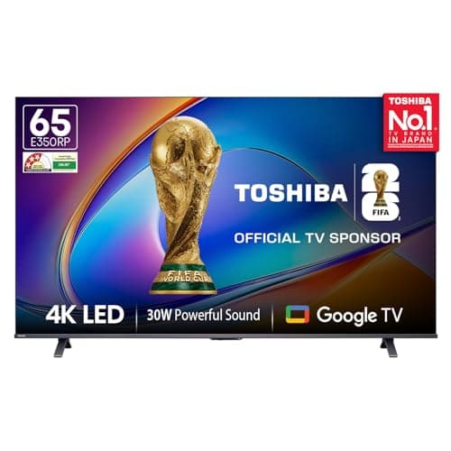 TOSHIBA 164 cm (65 inches) E350RP Series 4K Ultra HD Smart LED Google TV 65E350RP