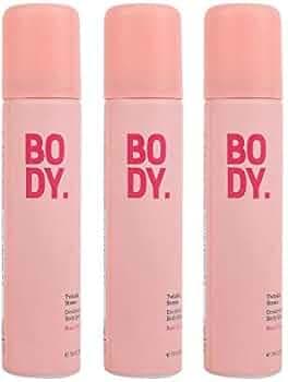 MINISO Twinkle Stones Deodorant Body Spray for Unisex, 75ml - ROSE CLOUD (Set of 3)